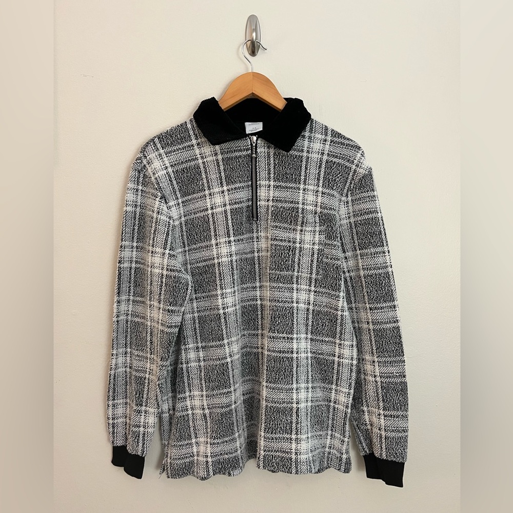 Urban outfitters half zip crewneck